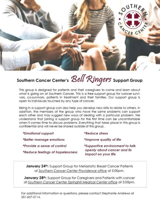 Bell Ringers Support Group January 2021