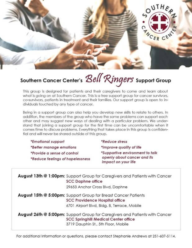 Bell Ringers Support Group August 2021