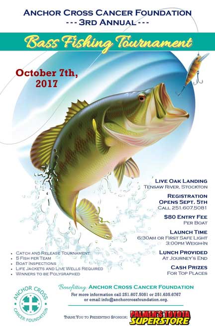 Bass fishing tournament Flyer