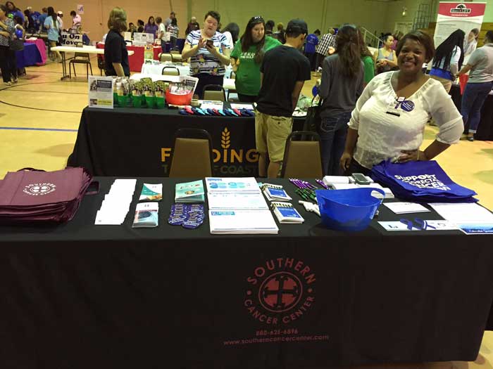 People enjoying Bayou La Batre Health Fair