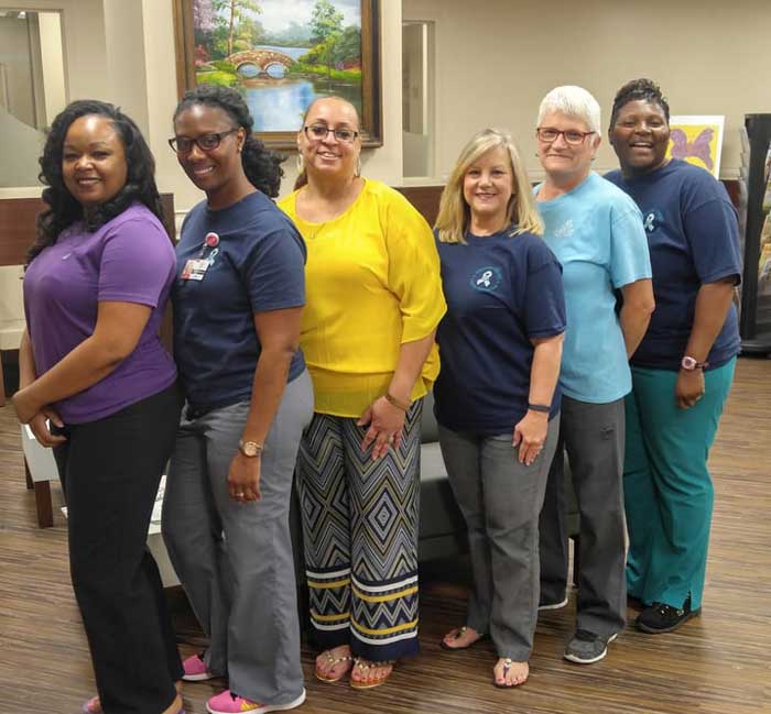 Southern Cancer Center's staff