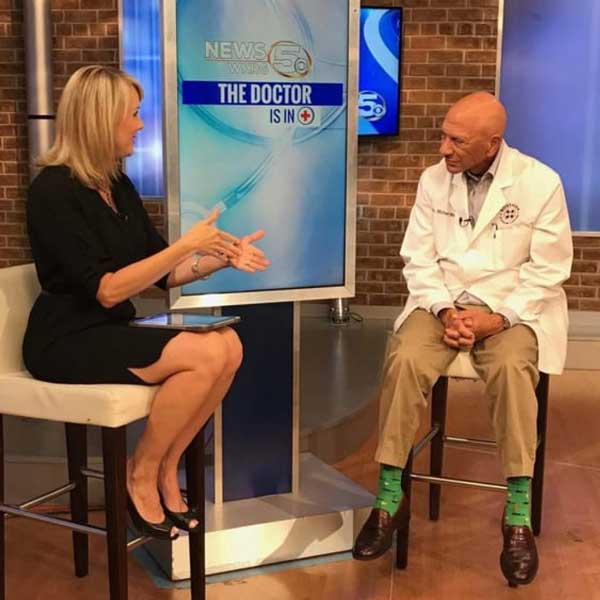 Dr. Michael Meshard featured in WKRG’s noon broadcast