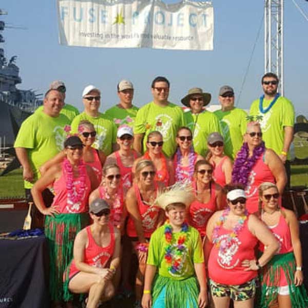 Southern Cancer Center staff at Dragon Boat Festival in Alabama
