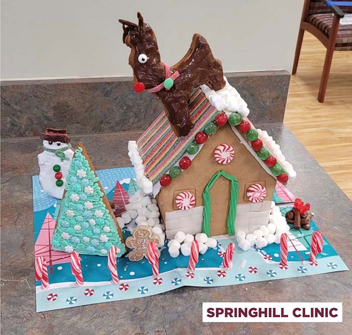 Christmas decoration in springhill clinic at Mobile, AL Christmas decoration in springhill clinic at Mobile, AL