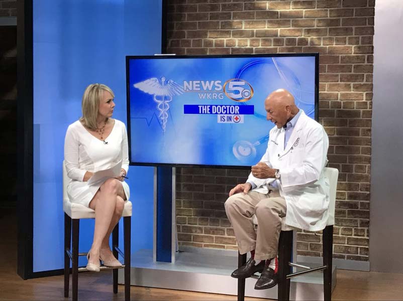 Dr. Michael Meshad featured on WKRG’s medical noonday