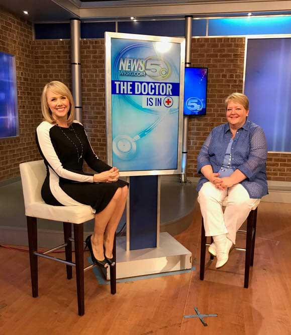 Dr. Nicole Angel featured to WRKG’s noon news