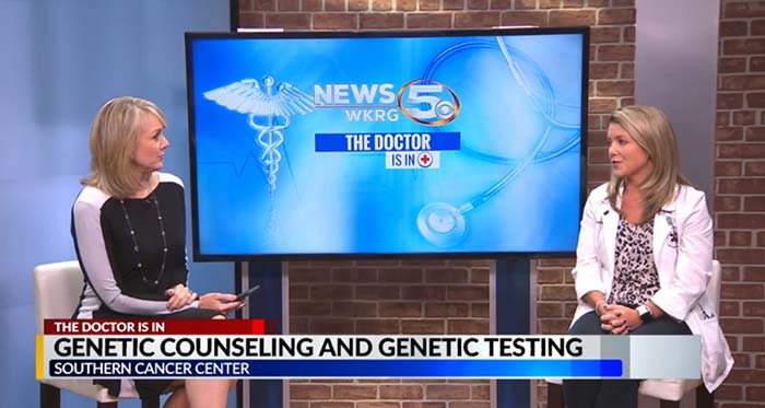 The Southern cancer center doctor is in Genetic counseling show at Mobile, AL 