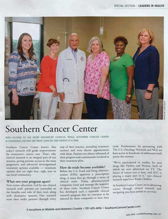 SCC's news in Mobile Bay Magazine