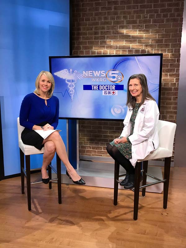 Dr. Connie Uzel at WKRG’s monthly medical segment