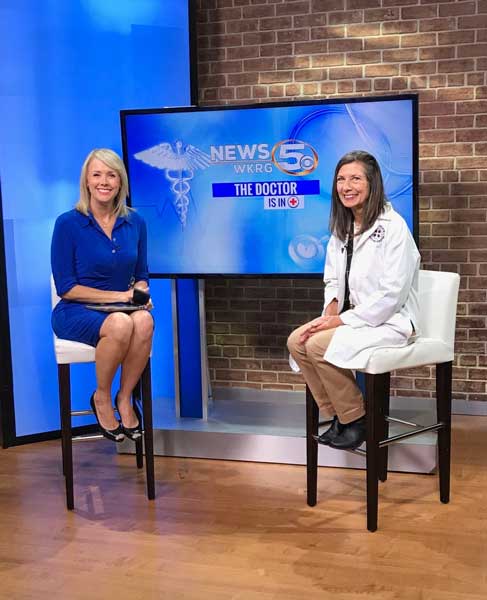 SCC's physician featured WKRG’s noon broadcast