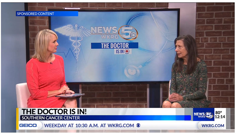 New anchor taking doctor interview into the studio